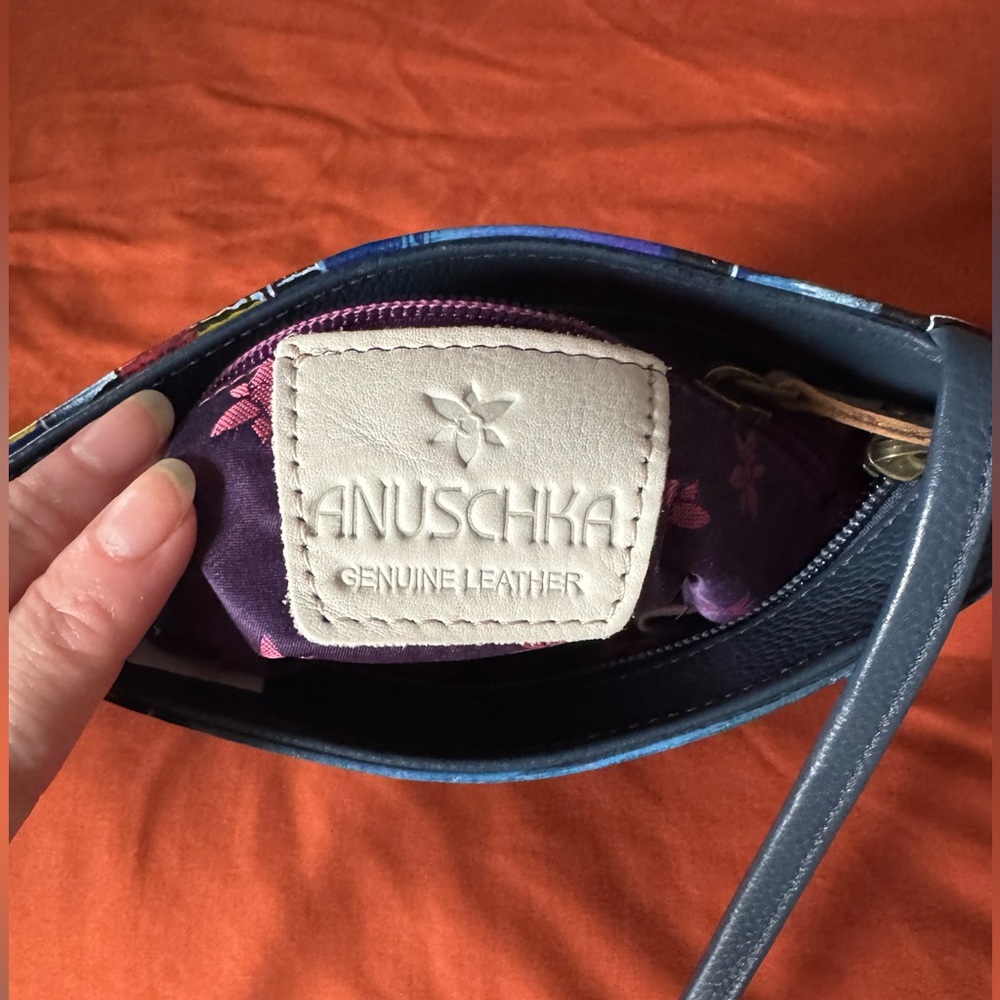 Anuschka Hand Painted Leather Crossbody - Picture 4 of 4